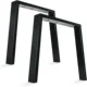 

New Table legs U-shaped 30''H 28''W, 2PCS Modern Office Desk Legs, Heavy Duty DIY Metal Legs