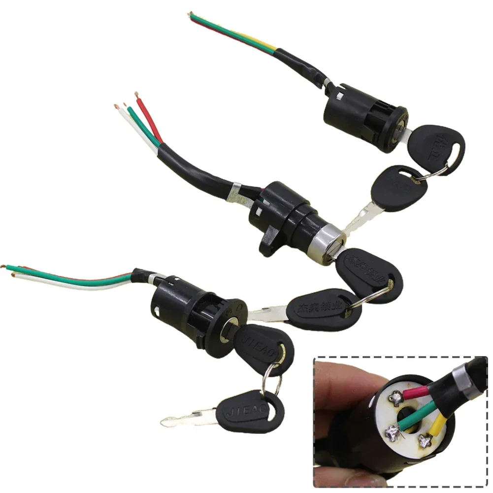 

Electric Scooter Key Power Lock For E-Bikes Secure Ride Ignition Switch Lock Escooter Scooter Electric Bike Accessories