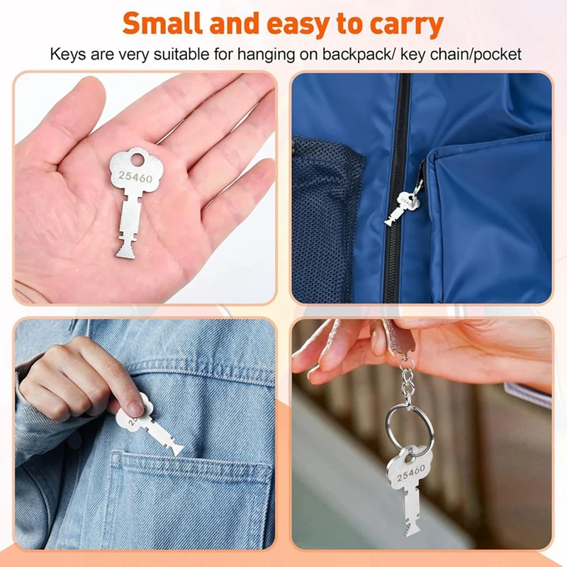 AC88 3pcs 25460 Fire Alarm Master Box Key Christmas Tree Key for Gamewell Fire Alarm Box Firefighter Rescue Tools