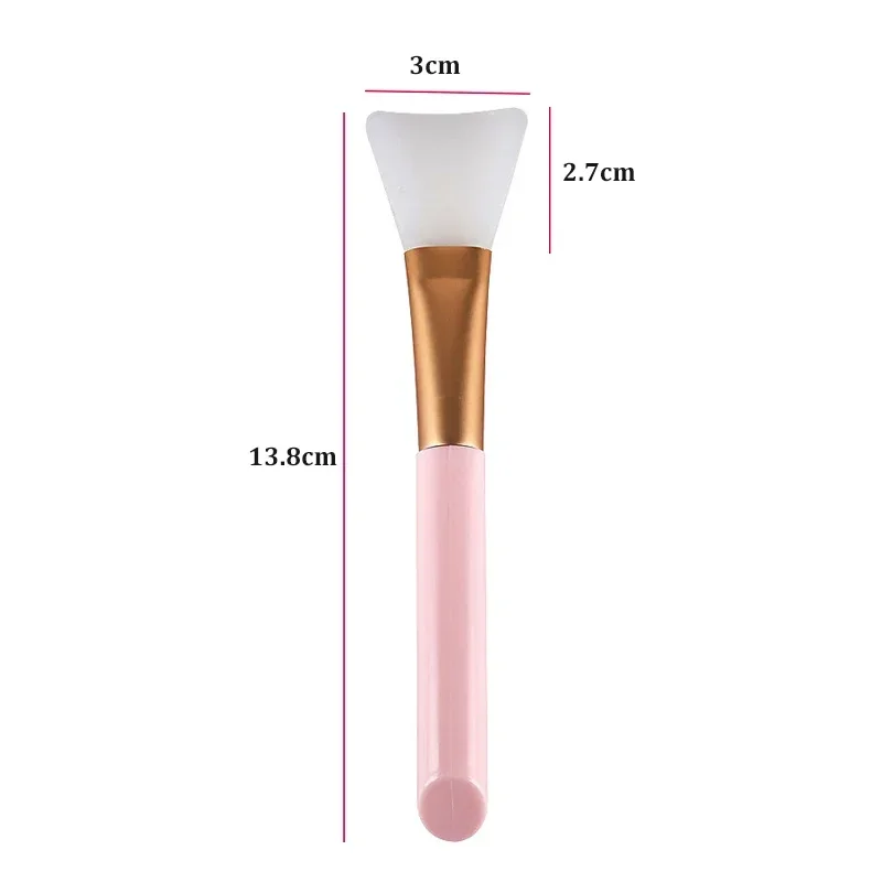 1 Uds. Cepillo de máscara de silicona para aplicación de barro de máscara Facial DIY
