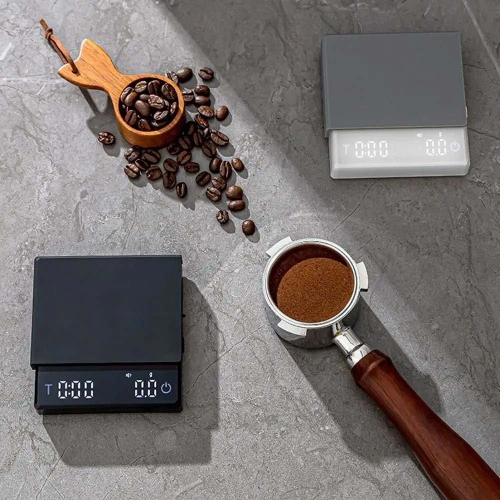 

Rechargeable Timer Coffee Scale Digital Gram Weight Electronic Scale 3 Modes High Precision Chronograph Scale Barista Gift