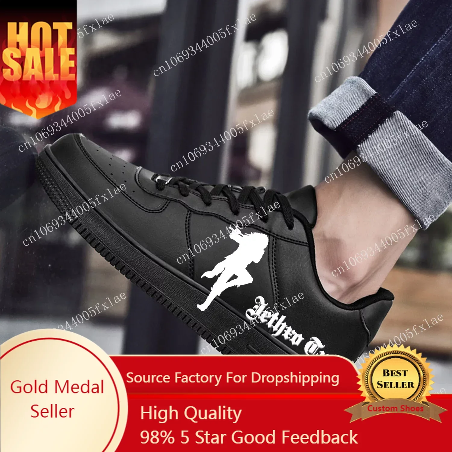 

Jethro Tull AF Basketball Mens Womens Sports Running High Quality Flats Force Sneakers Lace Up Mesh Customized Made Shoe DIY