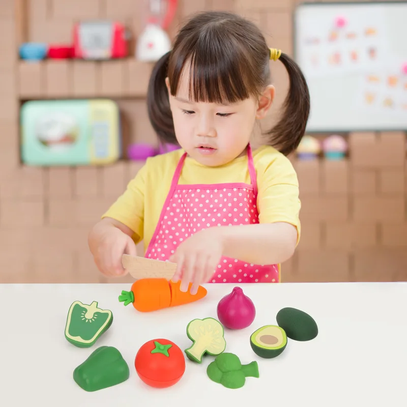 Zabawki edukacyjne dla dzieci Magnetyczne zabawki Montessori z gumy silikonowej Drewniane zabawki edukacyjne Silikonowe klocki konstrukcyjne