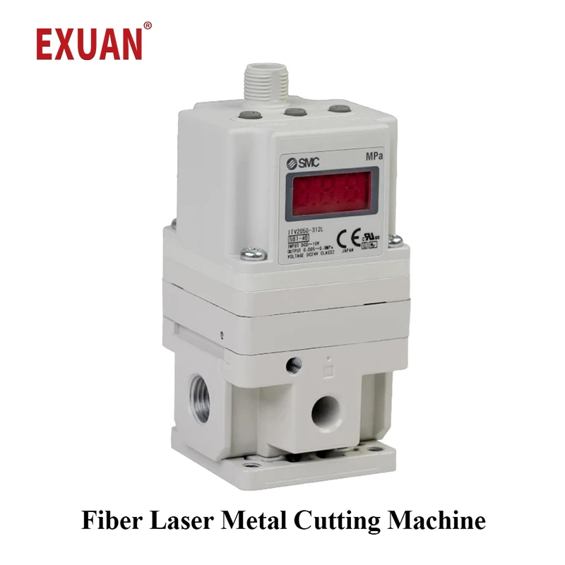 Smc Válvula Hidráulica Regulador Elétrico Fibra Laser Máquina de Corte de Metal Dispositivo de Controle de Pressão de ar Itv2050312l