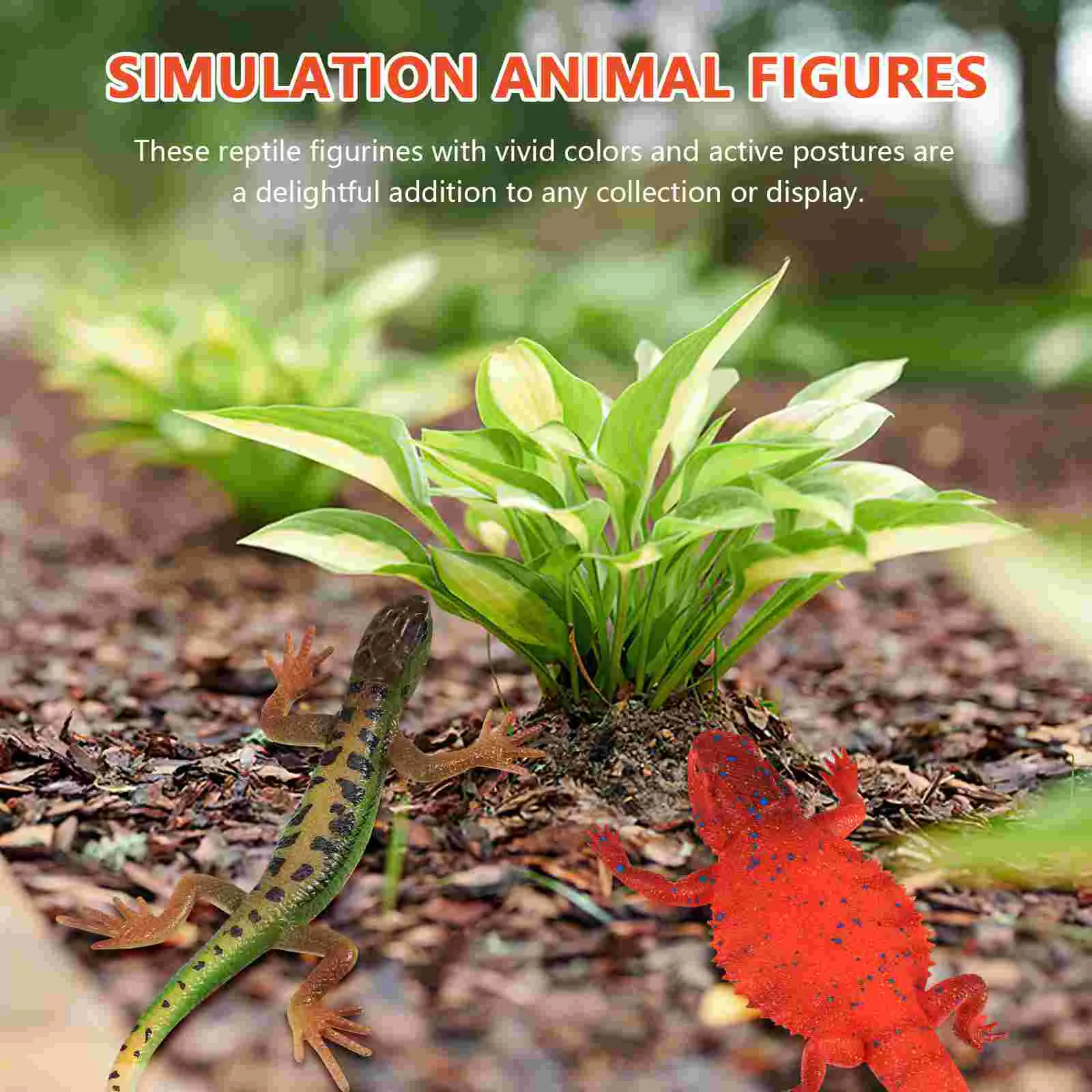 Simulation Animal Model Artificial Plaything Small Lizard Decoration Prank Props Reptisoil