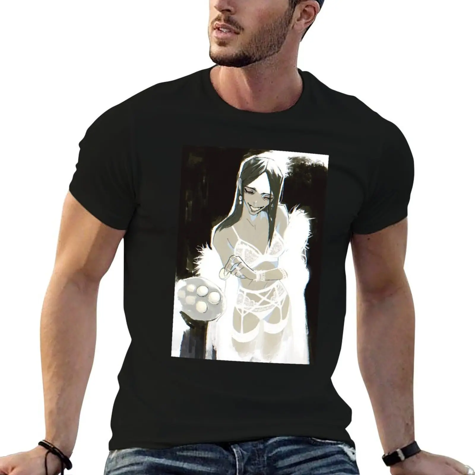 للقميص الفاخر تي شيرت رجالي تي شيرت جرافيك رجل قطن عتيق قميص رجالي جيس تي شيرت #1