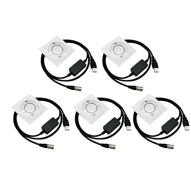 5 pcs Surveying brand New Download Data USB Cable for Nikon Total Stations 6PIN NIKON CABLE NPL 352 / DTM 522 / DTM 322 / DTM552
