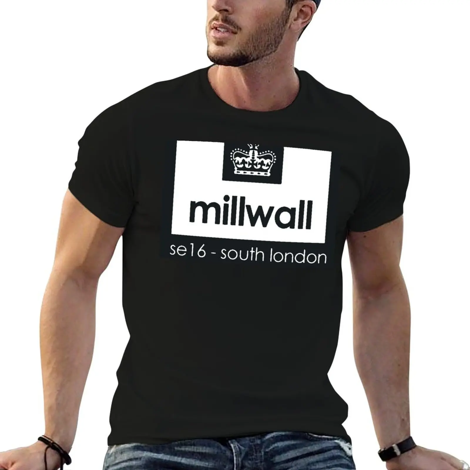 Millwall SE 16 T-Shirt Plus Size Gym Sports T-Shirt