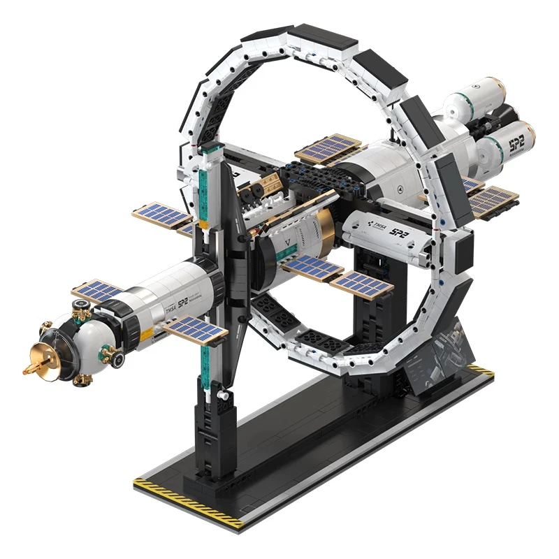 Set de Bloques de Construcción de Estación Espacial, Cohete Creativo para Armar, Kit de Ladrillos de Modelismo, Juguete para Niños y Adultos, Regalo Infantil, 2221 Piezas