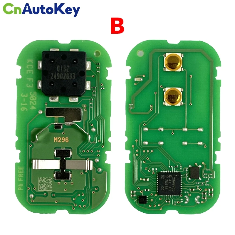 CN007382 433MHz 49 ชิป FCCID R58U0 R58U2 กุญแจรีโมทอัจฉริยะแบบไร้กุญแจสำหรับรถยนต์โตโยต้า 2 ปุ่ม