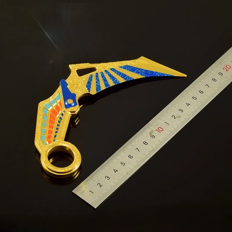 17CM Infinite Sharp Blade in The Sky Sword Alloy Game Peripheral Karambit Sword  Model Ornament Gifts Toys Collections for Boy