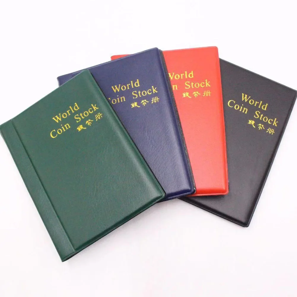 Collection Coin Album 120 Pocket Collection 150 * 110mm Album Book Collecting Coin Holders Storage Penny Money