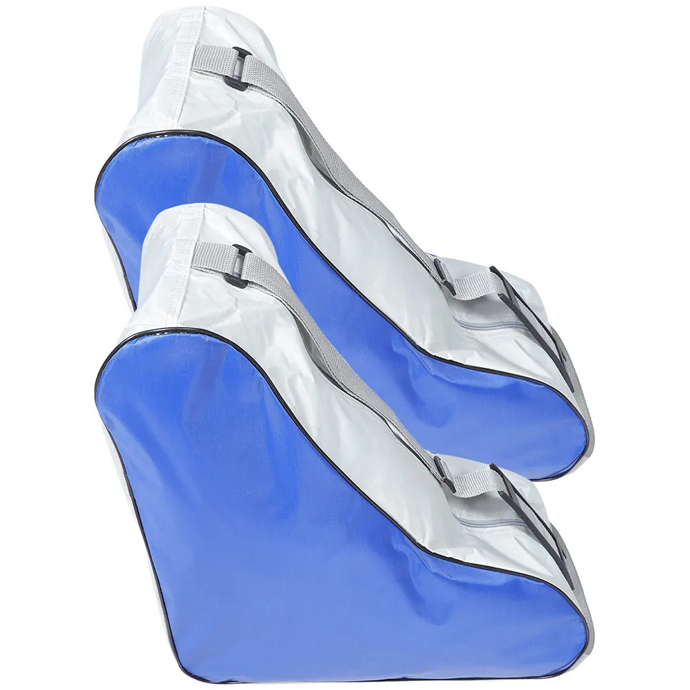 

2Pcs Stylish Roller Skates Bag Large Universal Skate Carrier Made of Wear-Resist Oxford Fabric Easy-Clean Skating Shoes Storage