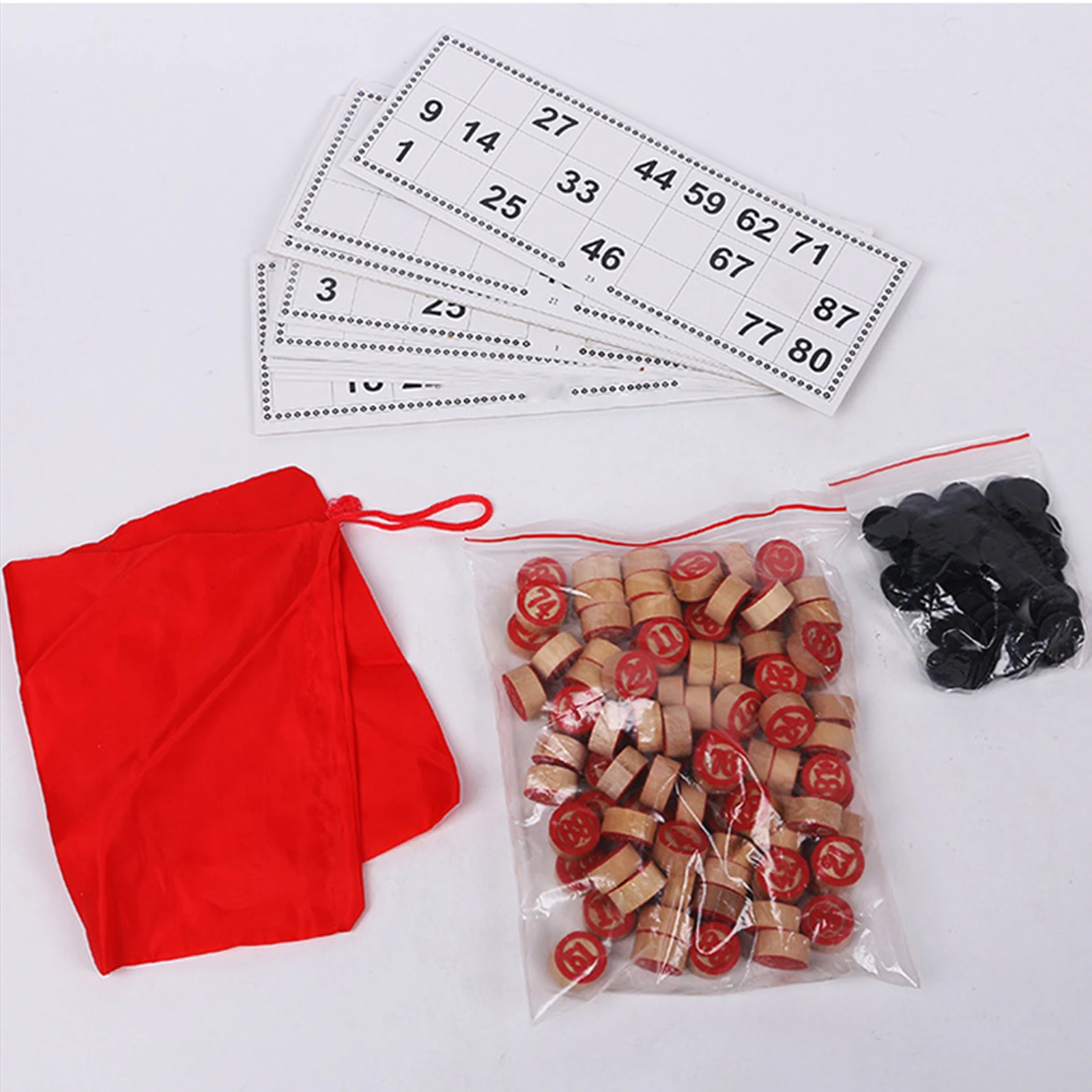 Lotto Board Games Portable Classic Russian Bingo Games for Adults Kids Party Family Game Set