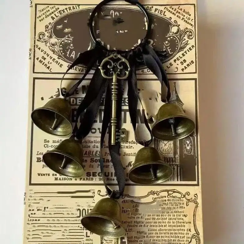 S Iron Witch Wind Chimes, Decorative Door Handle Bells, Home Protection & Room Decor, Non-Electric Hanging Pendant