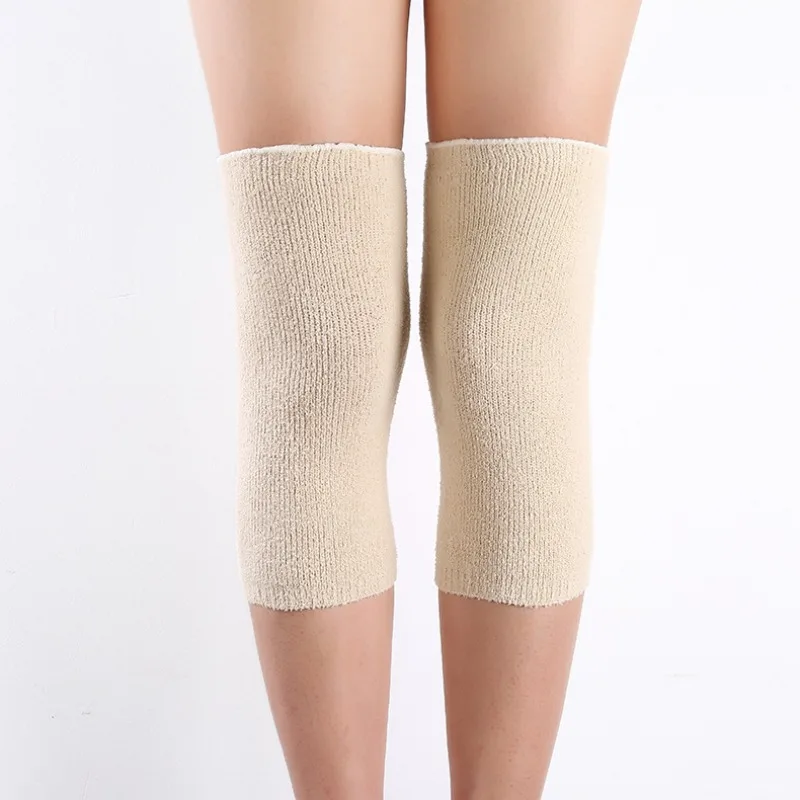 1 Pair Soft and Comfortable Winter Warm Knee Pads Leg Support for Universal Knee Pads for Pain and Joint Pain Holding The Heat
