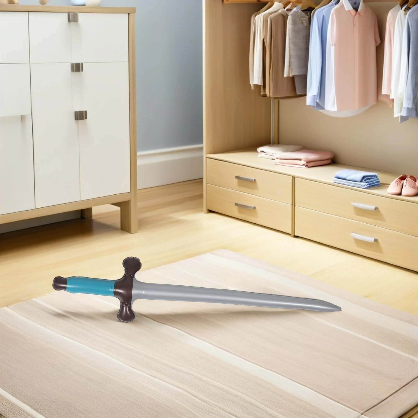 9Pcs Inflatable Pirate Swords for Kids Safe PVC Lightweight Role Play Props Birthday Parties Cosplay Outdoor Fun Accessories