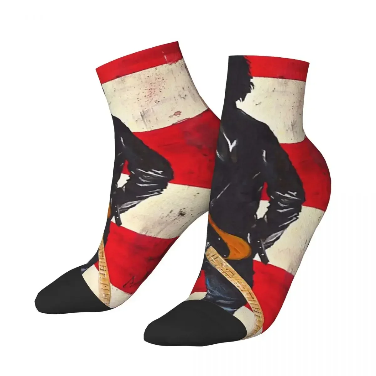 

Bruce Springsteen Socks Harajuku Super Soft Stockings All Season Socks Accessories for Man's Woman's Christmas Gifts