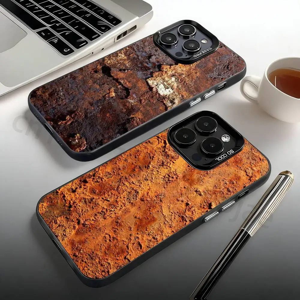 

Retro Industrial Style Rusty Phone Case For iPhone 17,16,15,14,13,12,11,Pro,Max,Plus,Mini Candy Matte Shockproof Cover