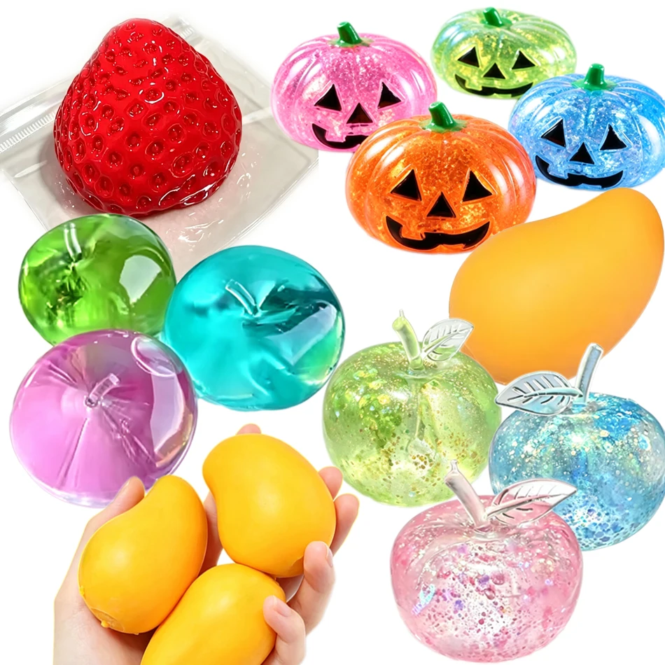 2026Hot Green Apple Squeeze Toys Relieve Stress and Vent Anger Fidget Toys Plasticity Squeeze toys To Relieve Stress for Friends