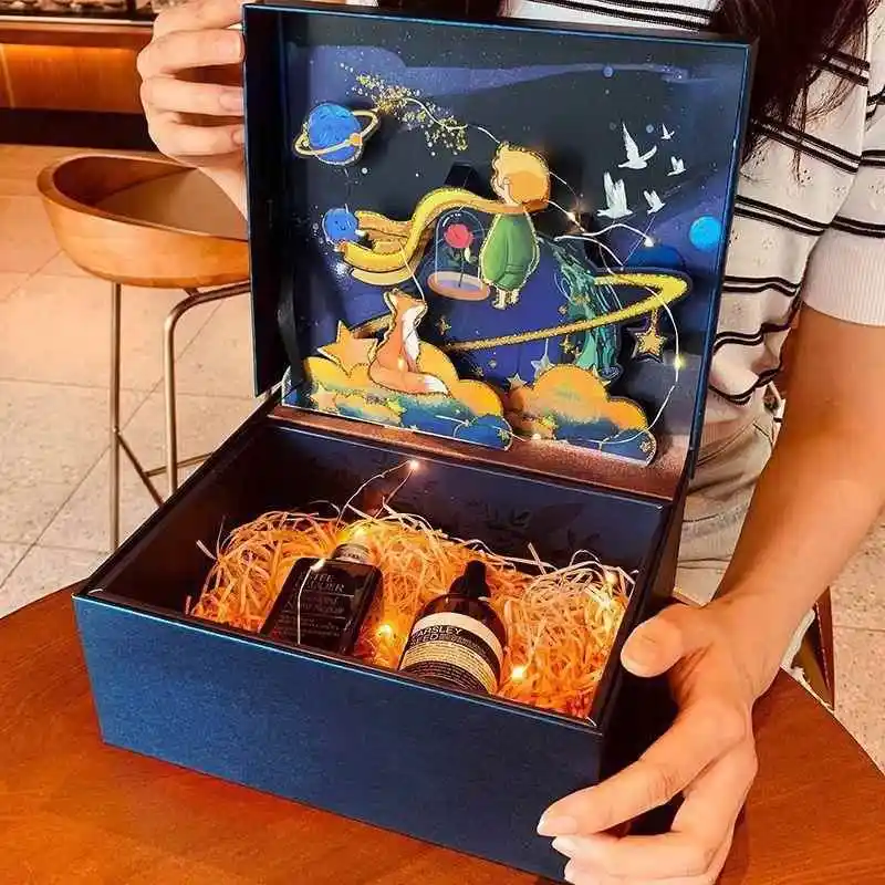 

Подарочная коробка в стиле Prince для мужчин: креативный подарок на день рождения, роскошная пустая коробка для праздничных торжеств