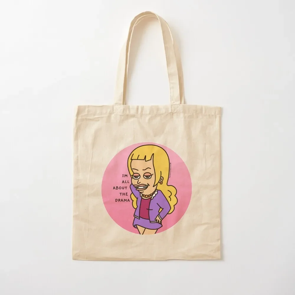 

LOLA SKUMPY - Im All About The Drama Tote Bag the tote bag large size bags Cloth bag Women's beach bags