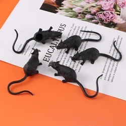 5Pcs Halloween Artificial Plastic Mouse Luminous Bat Halloween Party Decor for Home Bar Haunted House Scary Props Kids Trick Toy