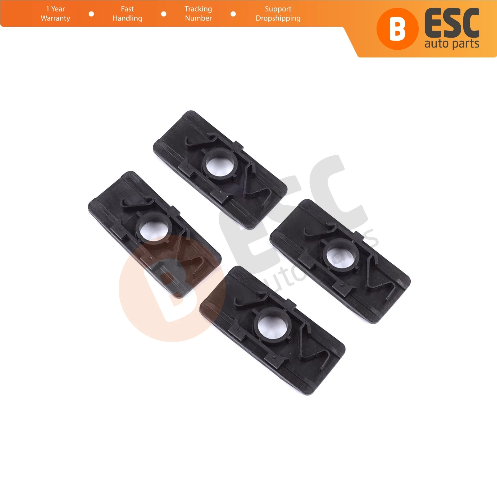 

ESC Auto Parts ESP648 4 Pieces Lock Plate Wheel Arch Mudguard Fixing Clips 7700412158 for Renault Fast Shipment Ship From Turkey