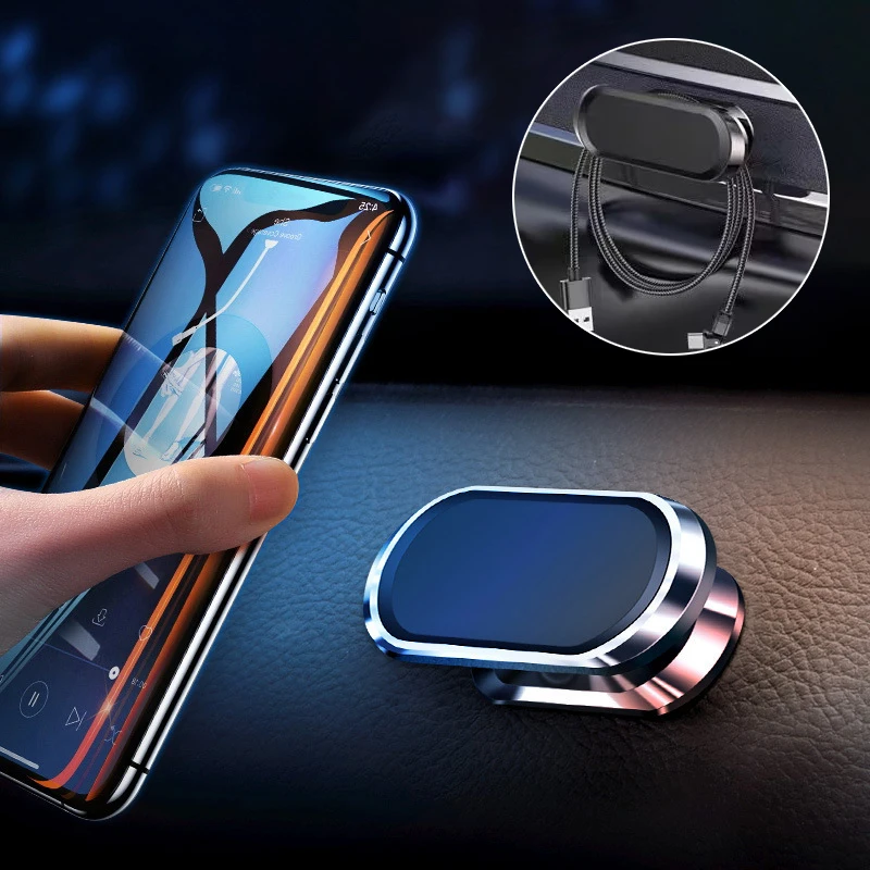 360 Grad drehbarer Autotelefonhalter, magnetisch, universelle Magnet-Telefonhalterung für iPhone, Xiaomi, Samsung im Auto, Handy-Ständer