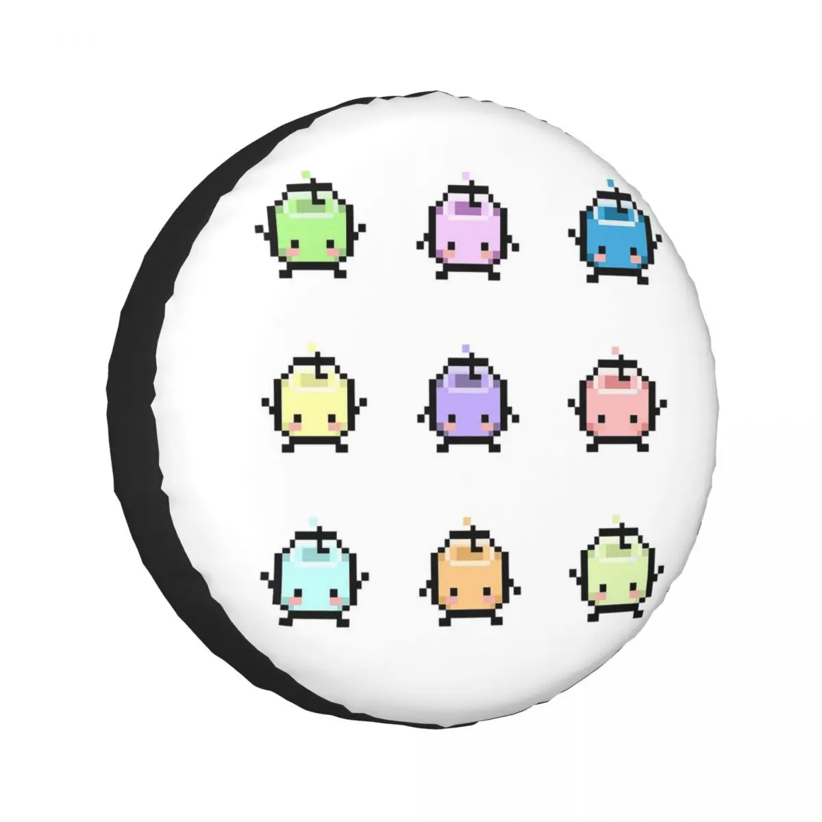

Custom Stardew Valley Pastel Junimos Spare Tire Cover for Jeep SUV RV 4WD Vehicle 4x4 Wheel Protector Covers 14" 15" 16" 17"