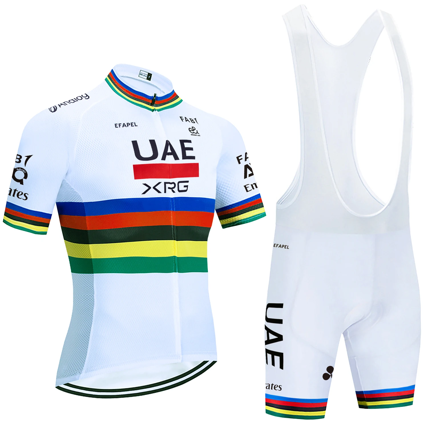2026 Nieuwe MEXICO Fietsjersey VAE Team Fietsjersey Shorts Heren Dames Sneldrogend Ropa Ciclismo Pro Fiets T-shirt Kleding
