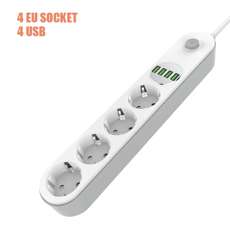 LDNIO SE4432 Verlängerungskabel 4-Steckdosenleiste mit USB PD Quick Charge USB-Steckdosenleiste