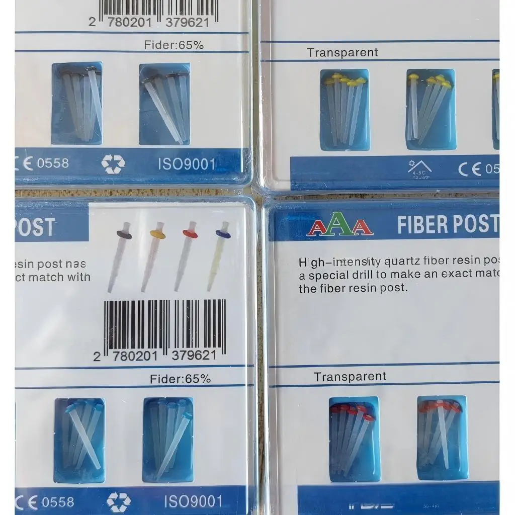 3A Quarzfaser-Stiftkit, Gewindedesign mit Hoher Transluzenz, P-Drill & Verstärkungsmaterial für Wurzelkanal-Aufbau – Detail 4