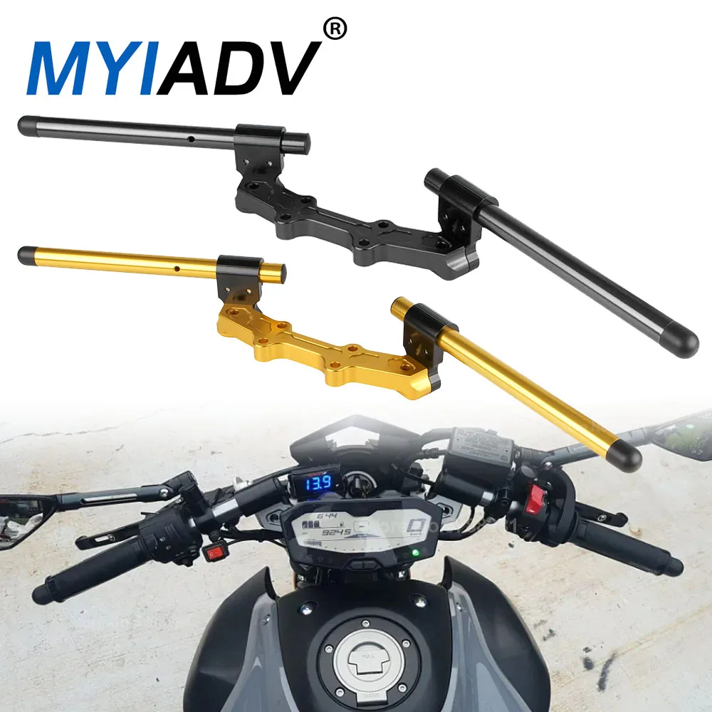 Motorcycle Adjustable Clip-On Handlebar For Yamaha MT07 FZ07 MT/FZ 07 2013-2020 Aluminum Lower Handle Bar Handlebars Accessories
