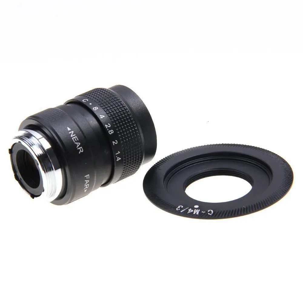 올림푸스 EPM3, EPL7, EPL5, OM-D, EP1, EP2, EP3, EP6, EPL7, EPL6, EPL3, E-M5, EM10, 25mm f/1.4 C 마운트 CCTV f1.4 렌즈
