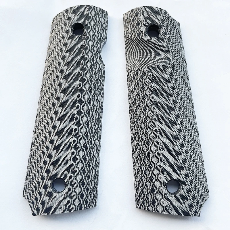 1 زوج G10 مادة مركبة 1911 قبضة مقبض بقع المضادة للانزلاق بلاطة عرقوب الموازين DIY بها بنفسك صنع تعديل إصلاح الملحقات