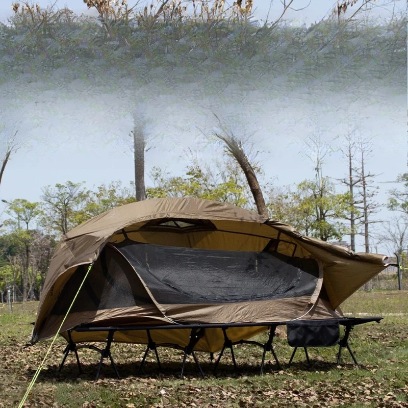 

Палатка-раскладушка - водонепроницаемая палатка-тент для одного человека, легкая, из Оксфорда 210D, с алюминиевыми стойками, ветрозащитная и портативная