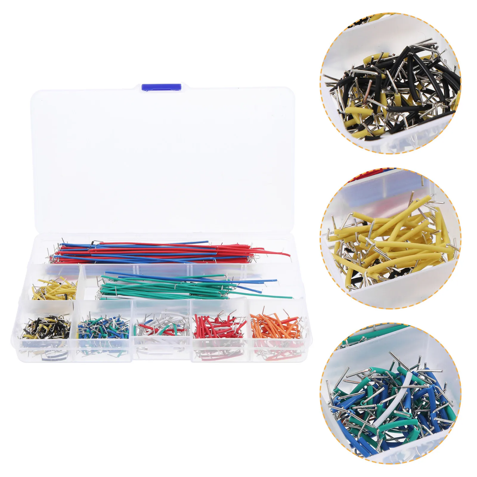 

560Pcs Jumper Wire Kit Breadboard Cables 14 Lengths Assorted Preformed Reusable Wires for Solderless Prototyping with Storage