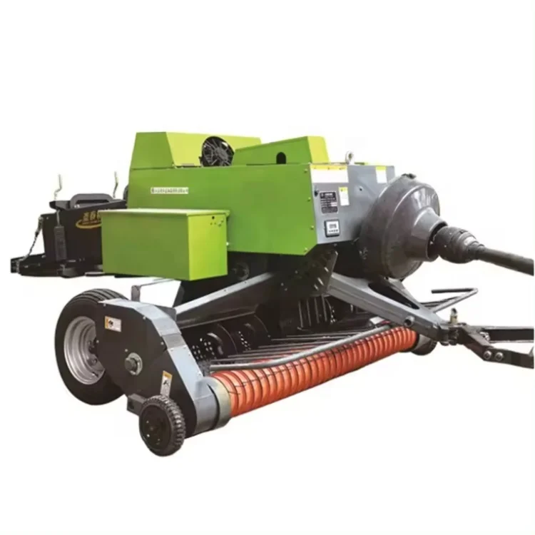 Used For Baling Forage Grass Corn Stalk Bean Stalk Tractor Driven Straw Stalk Rectangular Bale Bundling Machine Square Baler
