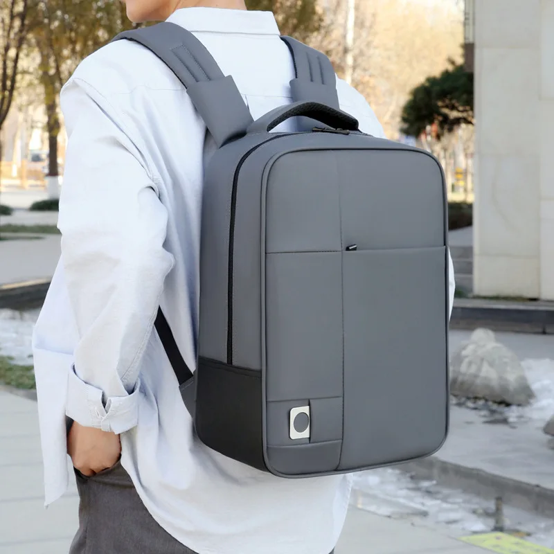 

Men's Business Backpack Premium Business Trip College Student Commuter School Bag Large Capacity USB Port Computer Bag