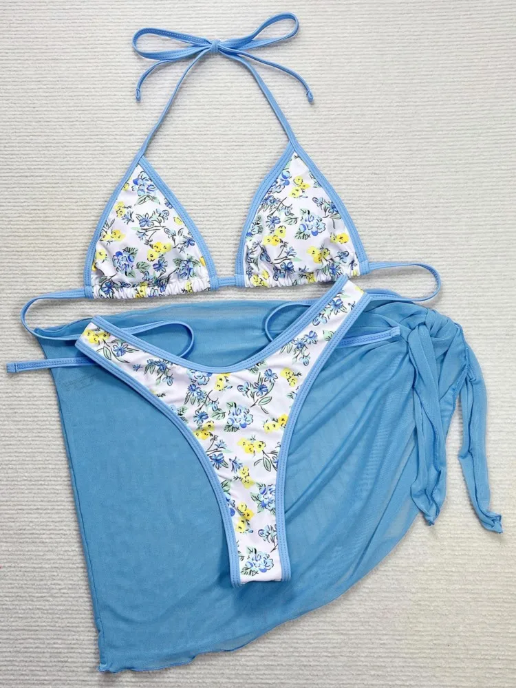 Body bikini stroje kąpielowe damskie ze spódnicą strój kąpielowy lato nowy wzburzyć Splice Print kostiumy kąpielowe wakacyjne osłony do bikini stroje