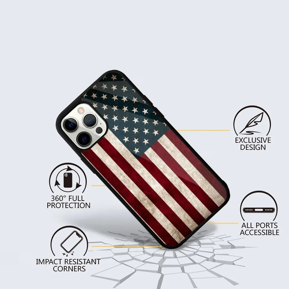 A-American-S flag  Phone Case For iPhone 15,14,13,12,11,Plus,Pro,Max Mini Magsafe Magnetic Wireless Charging