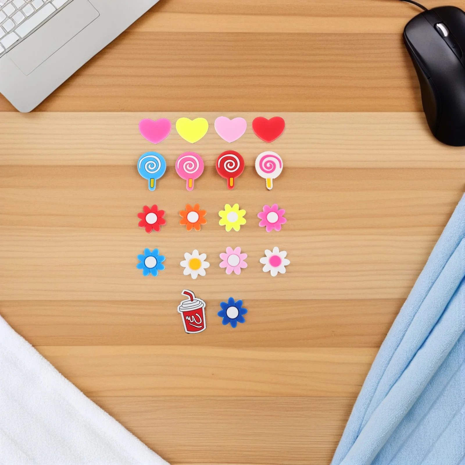 18 Stuks Tennisracket Schokdempers Zachte Siliconen Dempers Voor Trillingsreductie Uithoudingsvermogen Tennis String Demper