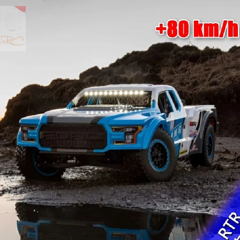 

LOSI V2 Raptor Small Baja Rey LOS03020V2 Радиоуправляемый автомобиль 1/10 Скорость 80 км/ч 4WD RTR Дистанционное управление Электрический короткий грузовик Модель автомобиля Подарок