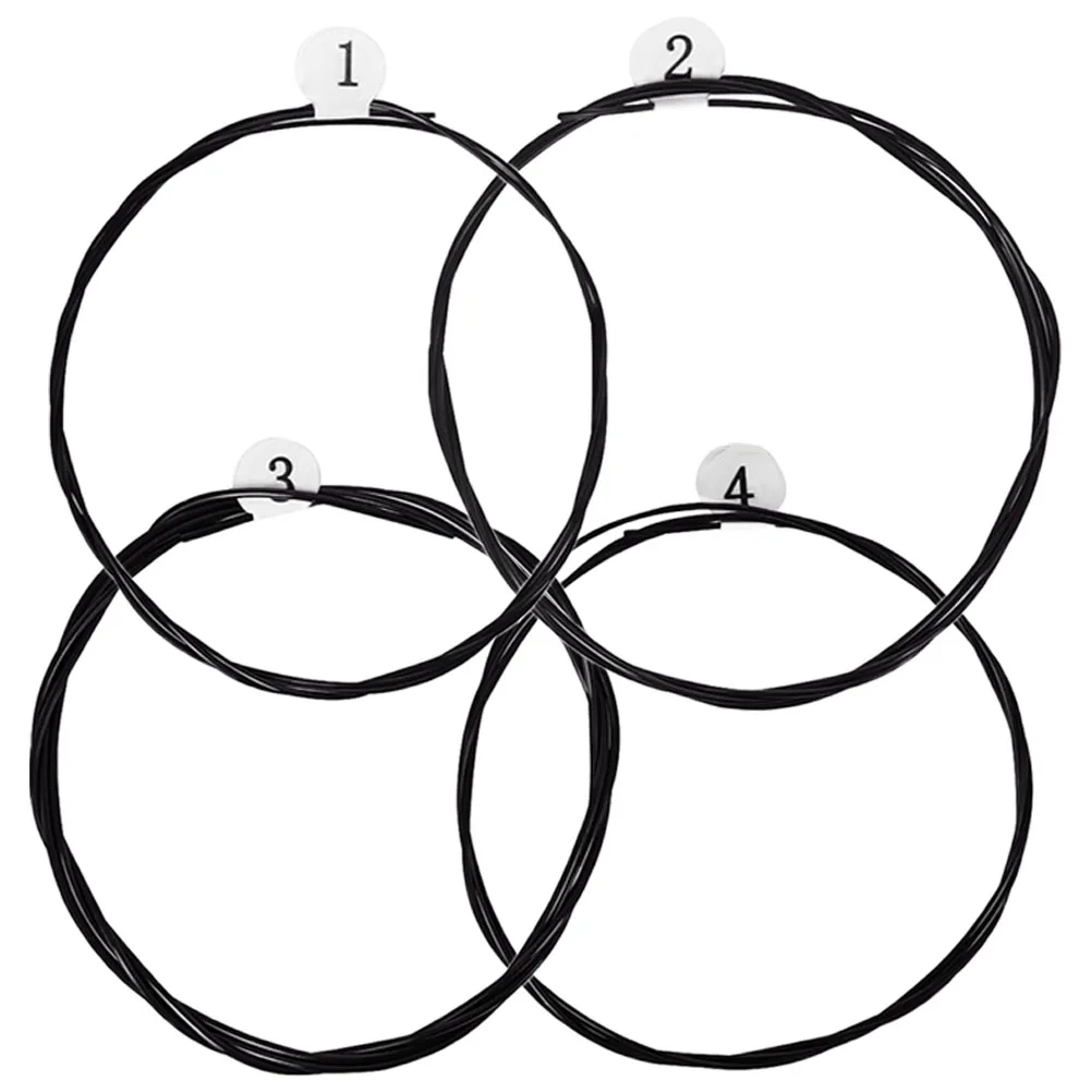 

4 Pcs Student Ukulele Strings Instrument Accessory Meter Music Wire Replacement