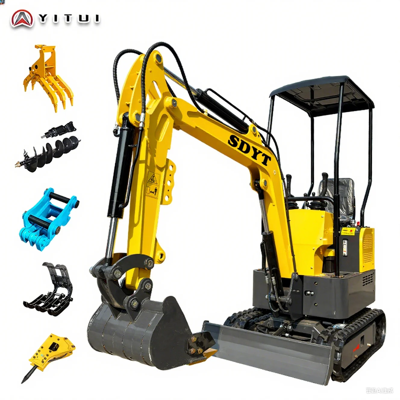 Limited time sale of Customized Mini Excavator For Multi-Scenario Use Crawler 1.5 Ton Mini Excavator Ce Epa Euro 5
