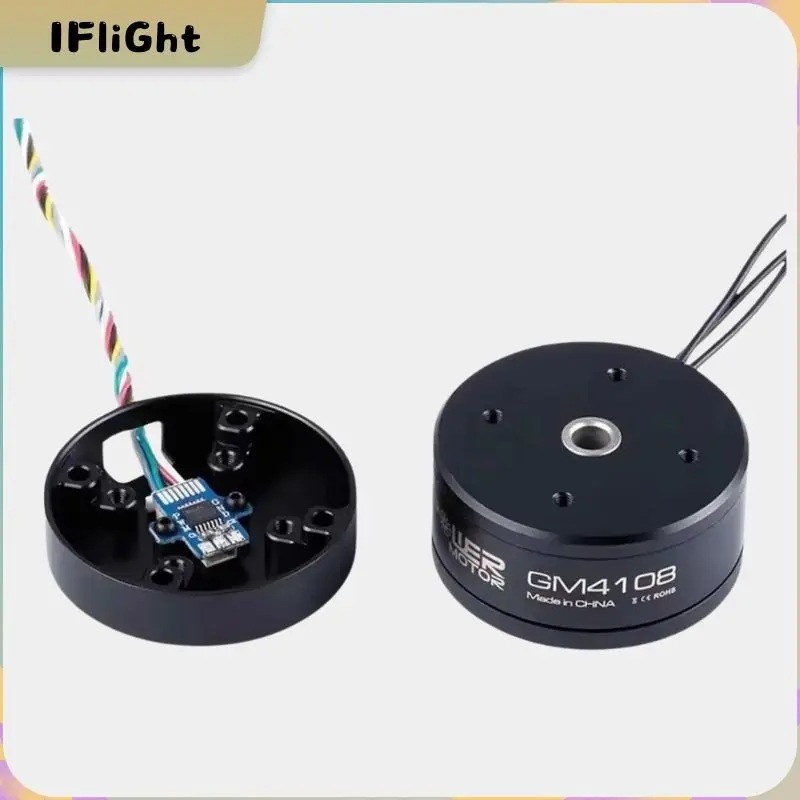 

iFlight New iPower Motor GM4108H-120T GM4108 4108 Gimbal Motor with AS5048A Encoder/Aluminum Case Motor