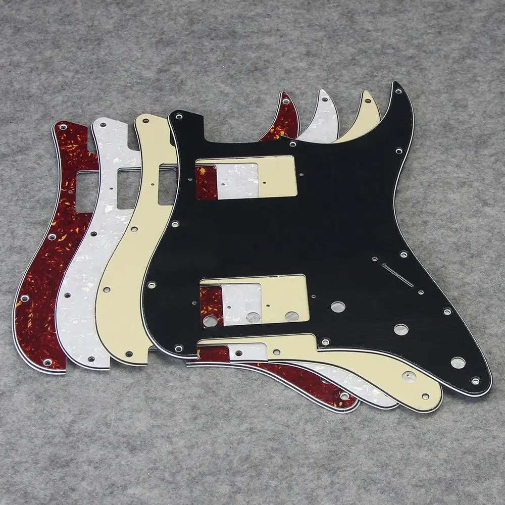 

Electric Guitar Pickguard HH Pick Guard 11 Holes Scratch Plate + Screws for FD ST Style Guitar Accessories