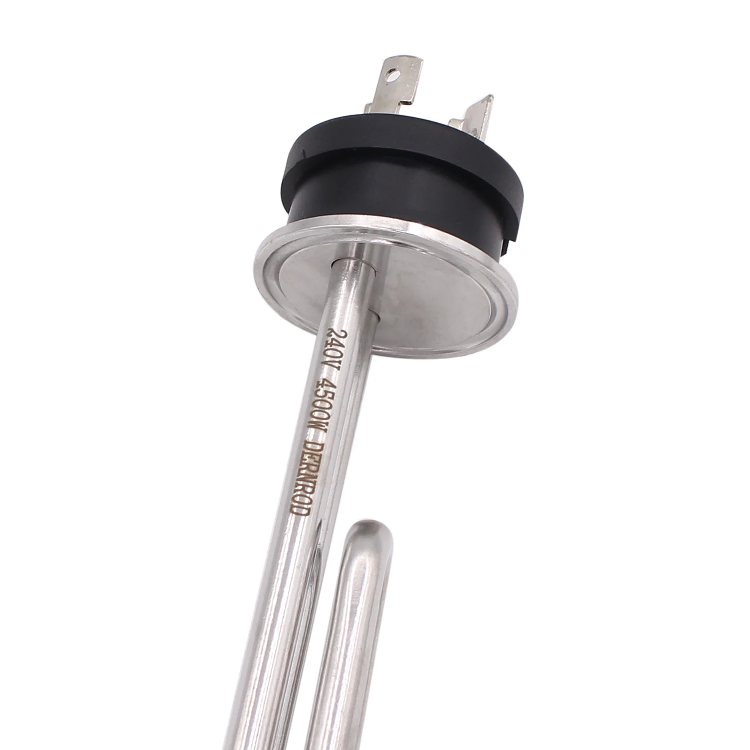 DERNORD Homebrew Kettle Heating Element 1.5 Inch Tri Clamp Water Heater Integrated ULWD Foldback Ripple 120v Stainless Steel 304