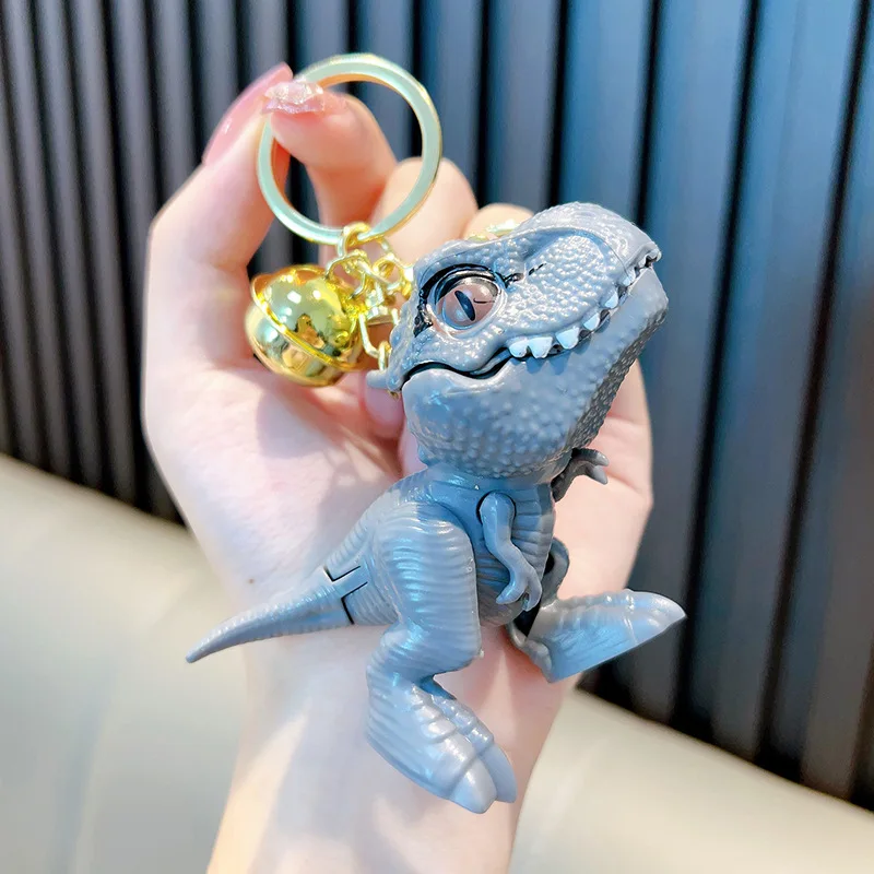 1 Pcs New Tyrannosaurus Rex Bite Hand Toy Keychain Creative Dinosaur Pendant Couple Backpack Pendant Small Gift